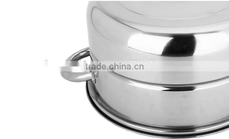 caitang shencai stainless steel 4layer steamer pot with glass lid cover