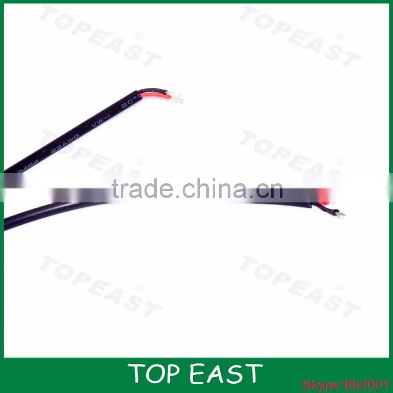 DC power cable 5.5/2.1mm male and female with wire solder