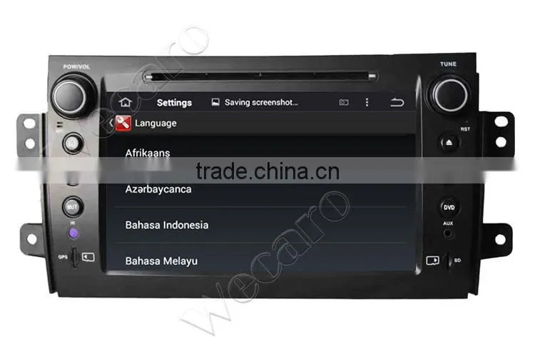 Wecaro WC-SU7058 android 4.4.4 car dvd player for suzuki sx4 android 2006 - 2012 3G wifi playstore