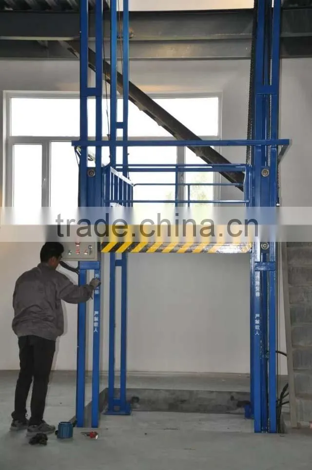 Electric home small elevator guide rail lift