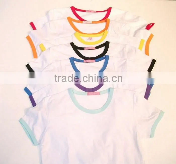 Bump marginT-shirt,blank sublimation 100% cotton and polyester t-shirt,Advertising shirt various colour can choose