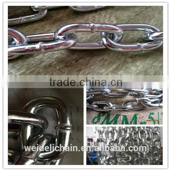 mild steel ordinary long link chain