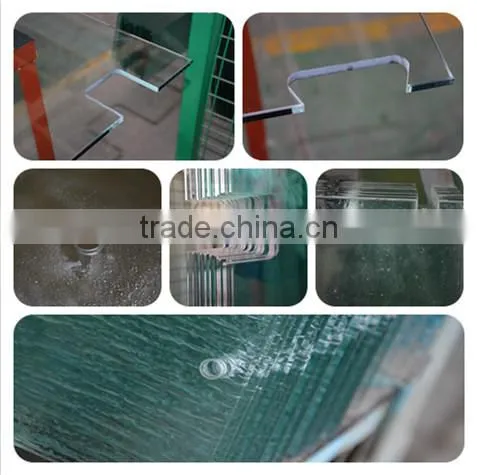 6mm to 12mm shower door tempered glass with EN12150