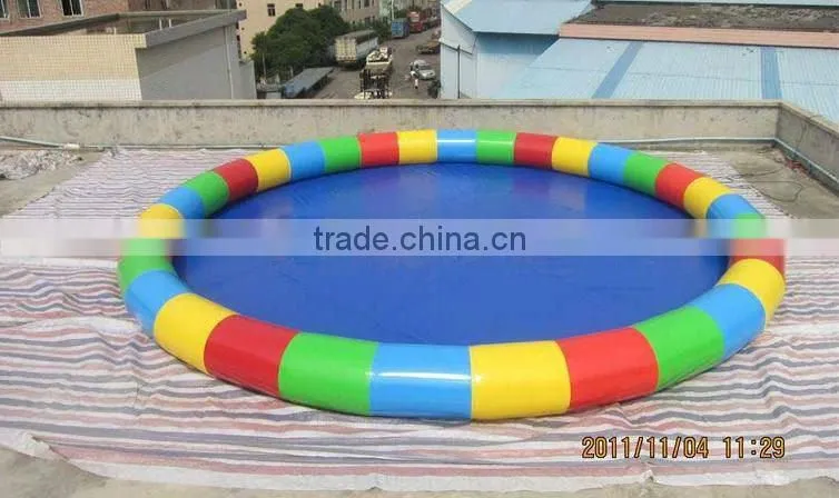 inflatable pool with tent