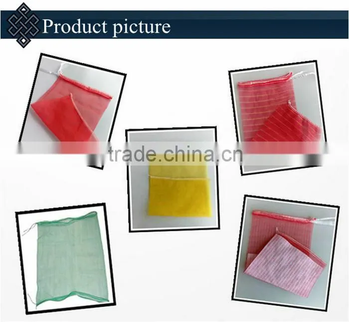 Small drawstring mesh bag