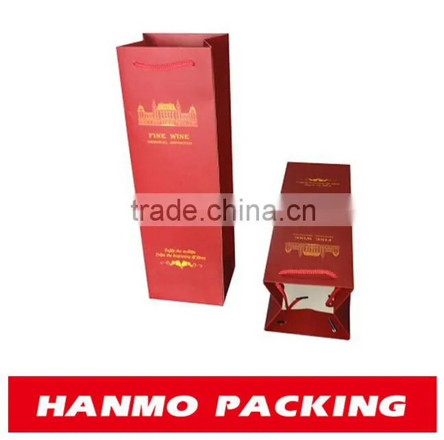 Special wine paper bag wine tote bag factory wholesale custom orders