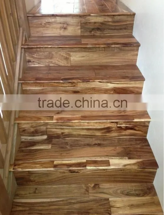 Asian walnut stair acacia treads
