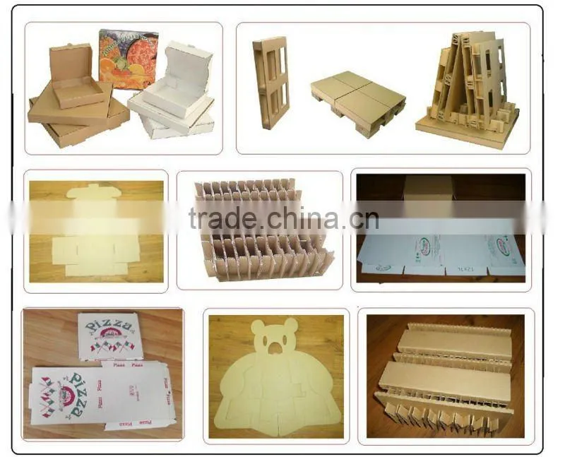 Automatic paper feeding corrugated carton box printing and die cutting machine