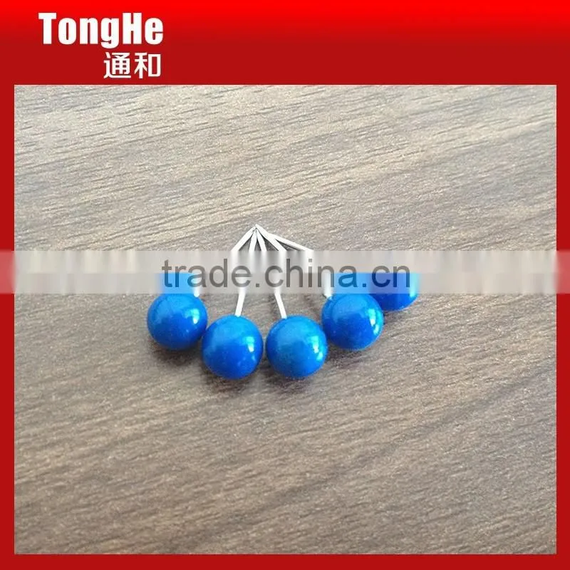 Blue Ball Plastic Head Map Pin