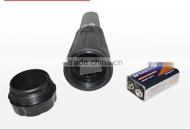 Full Way Detection Hand Held Metal Detector With Silence Vibration And Light Indication