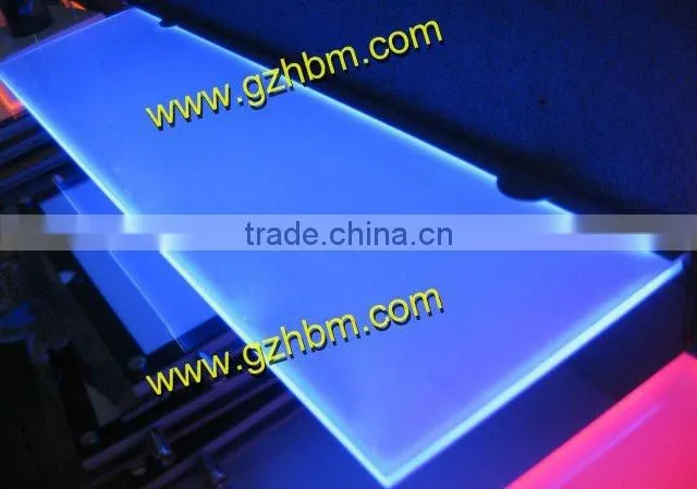 laser engraved LED light guide plate/ light guide panel