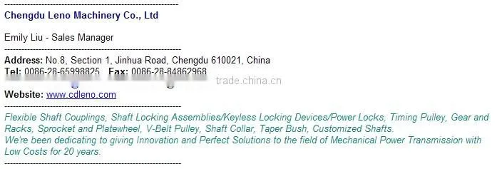 Sprocket Flexible Roller Chain Coupling
