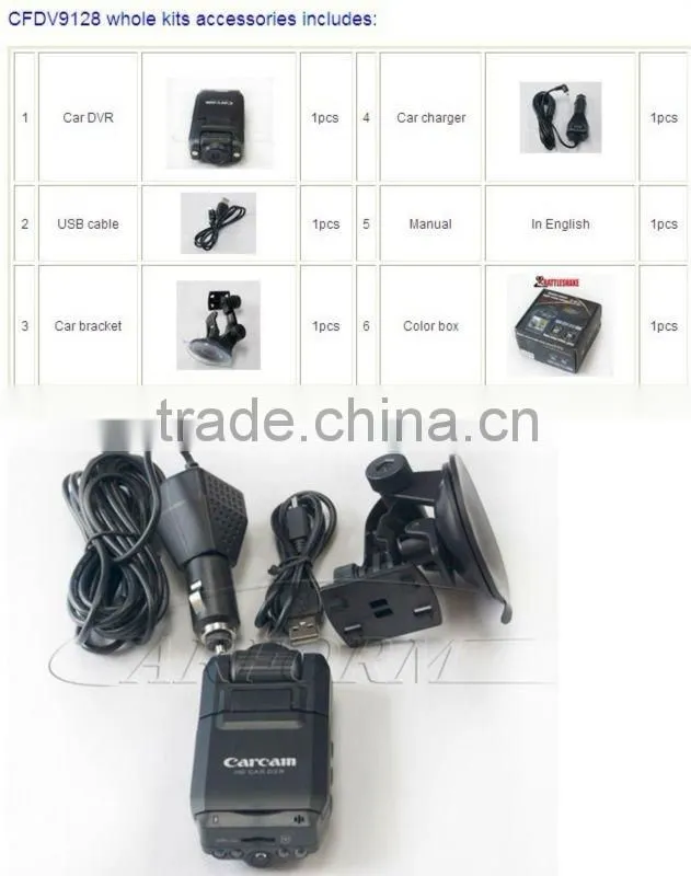 digital night vision car video recorder