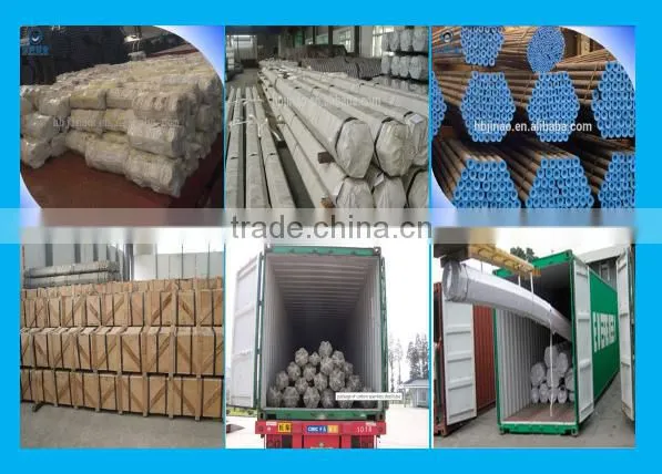 Black steel carbon seamless pipe for oil and gas tube