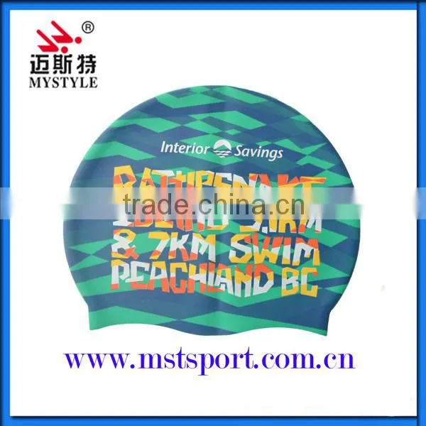 Manufacture waterproof swimming caps/customize swim hat