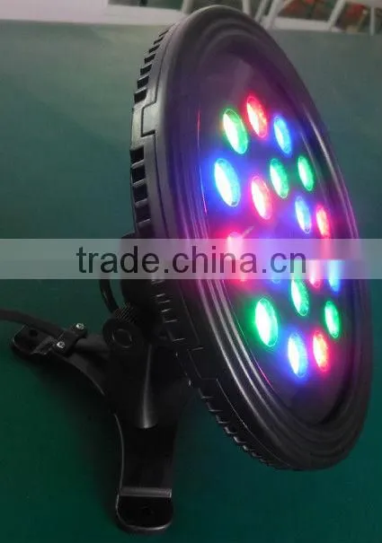 18*3W RGB wireless LED underwater light