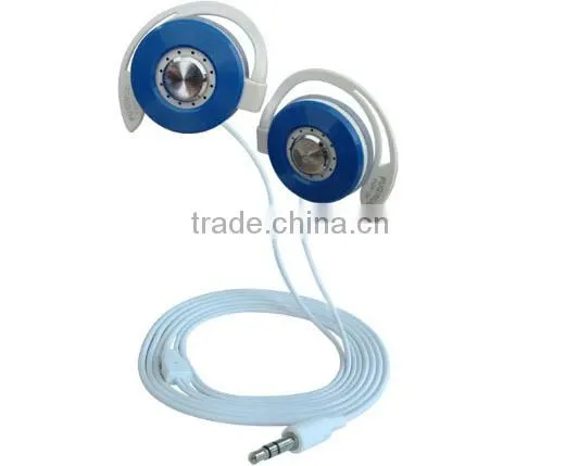 Cheap wholesale sport ear hook earphone for mp3 and mobile phone
