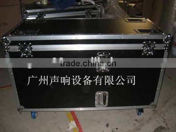 Flight case with back door for double 15 inch speaker cabinet road case