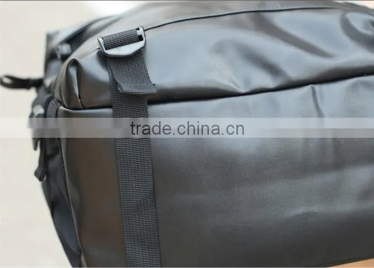 travelers leather men backpack bag in guangzhou