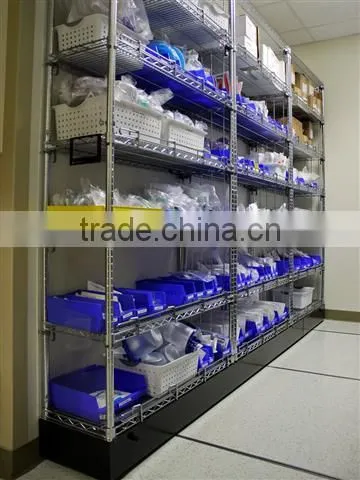 Chrome Movable Wire Mesh Security Cage