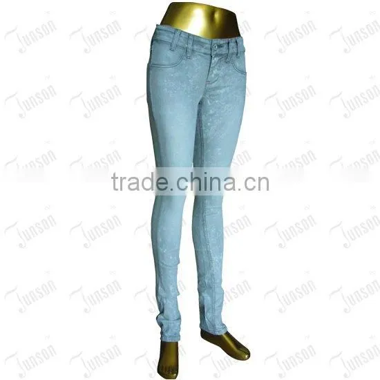 Lady's denim jeans JS-10913#