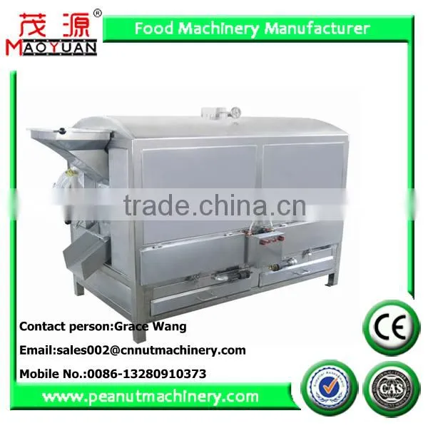 stainless steel rotary drum electric nut roaster--peanuts, cashew nuts,almond
