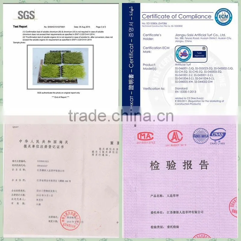 Hot 40mm Soccer Football Synthetic Turf Artificial Grass SS-041009-ZJ