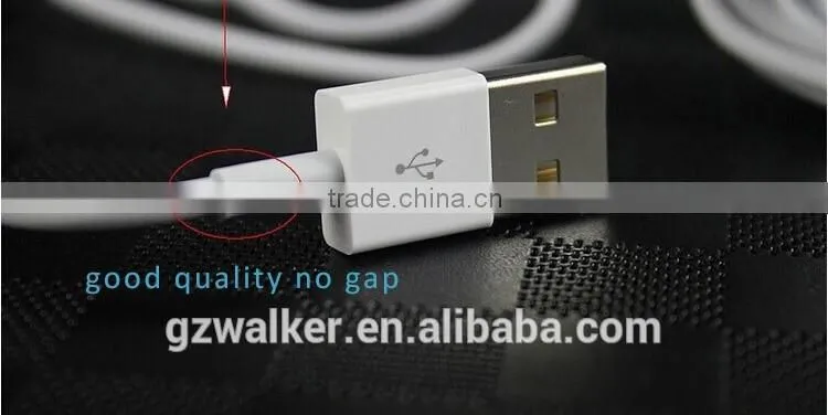 1M high quality mobile phone charger cable usb round cable for apple iphone 5 6
