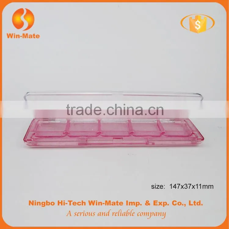 Cute pink fold eyeshadow with lucid cap cosmetic box