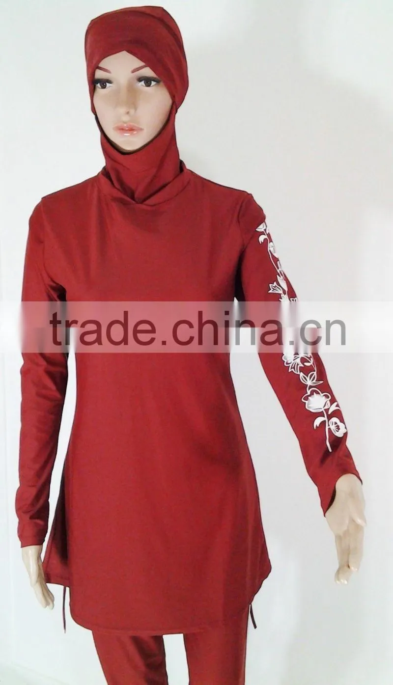 Modesty Muslim Women Swimwear Swimsuit Full Cover Islamic Beachwear