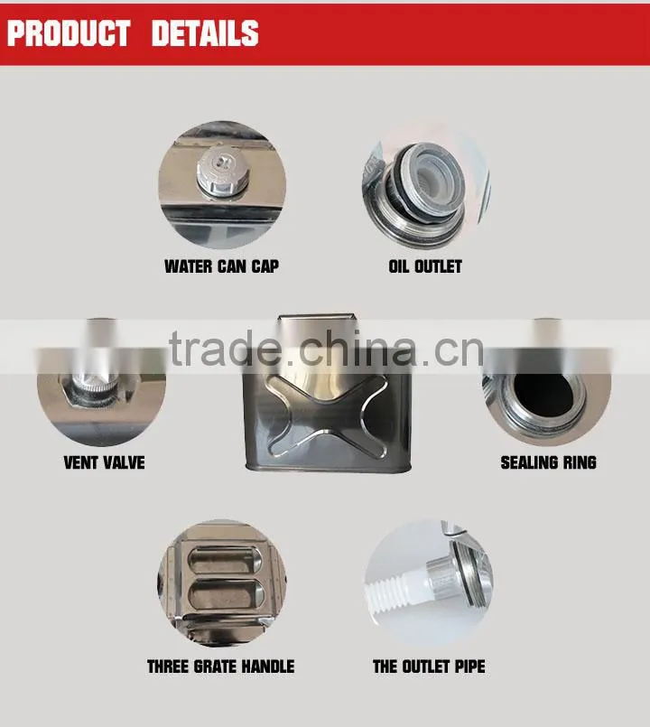 20l Litter Jerry Can With Jerry Can Spout and UN Certifications