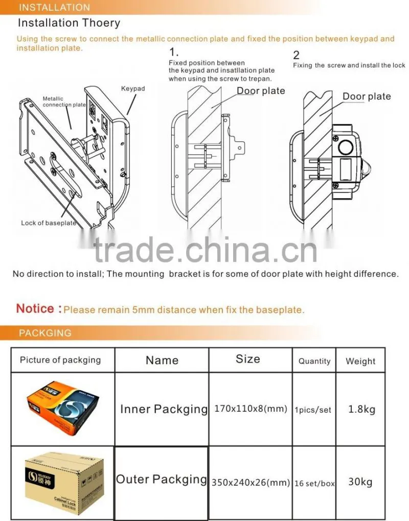 2 systems and wireless lock with higher security for gate(LY15CR2-ST)