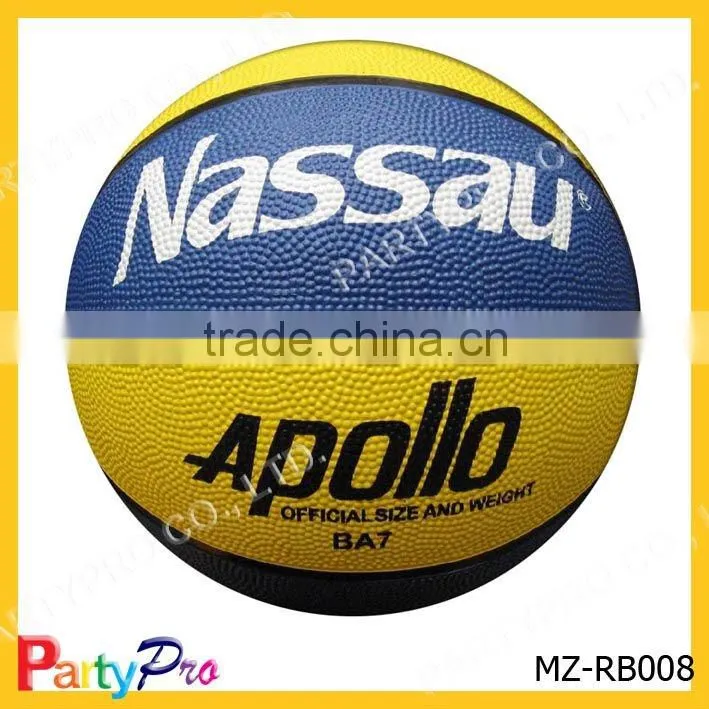 hot sale rubber bastketball for basketball game