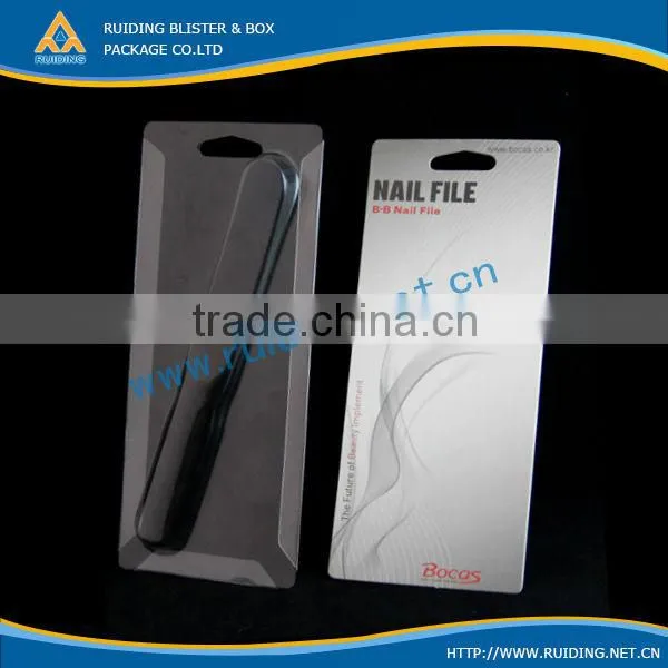 thermo formed blister tray with flocking & velvet/flocking inner tray