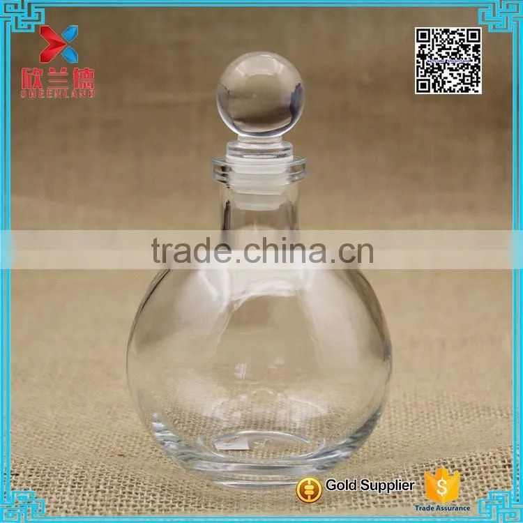 250ml 8oz ball shape custom made reed diffuser glass bottles