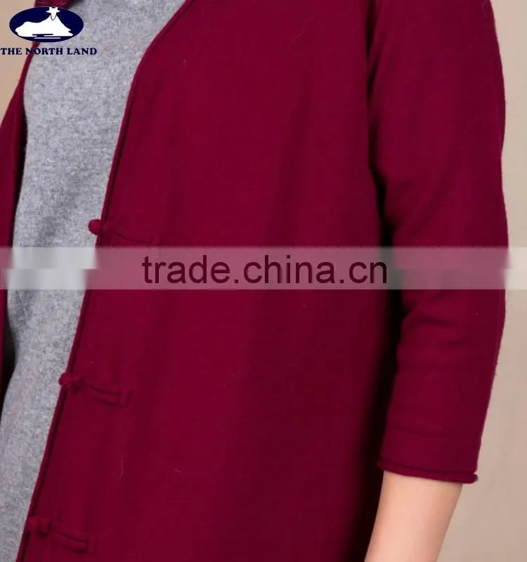 Cashmere Knit Cardigan Sweater for Women WSW15082702L