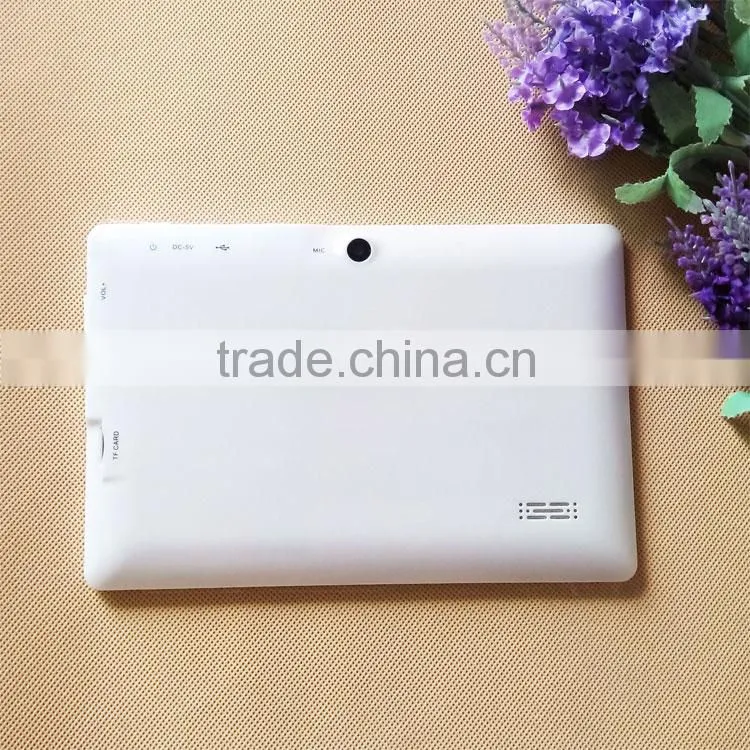 HOT 7 Inch Dual Core Tablet PC Android 4.4 with Bluetooth Dual Camera Q88 A23 cheapest Tablet