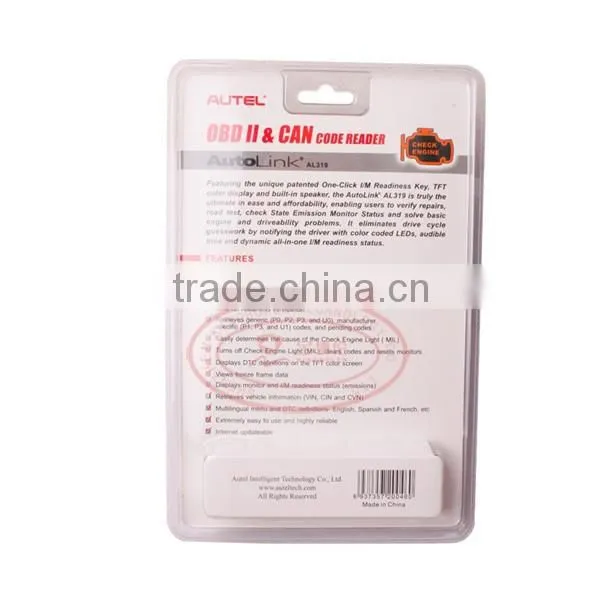 Original Autel AutoLink AL319 Next Generation OBD II/EOBD Code Reader AL319 Autel AL319 Auto Link AL319