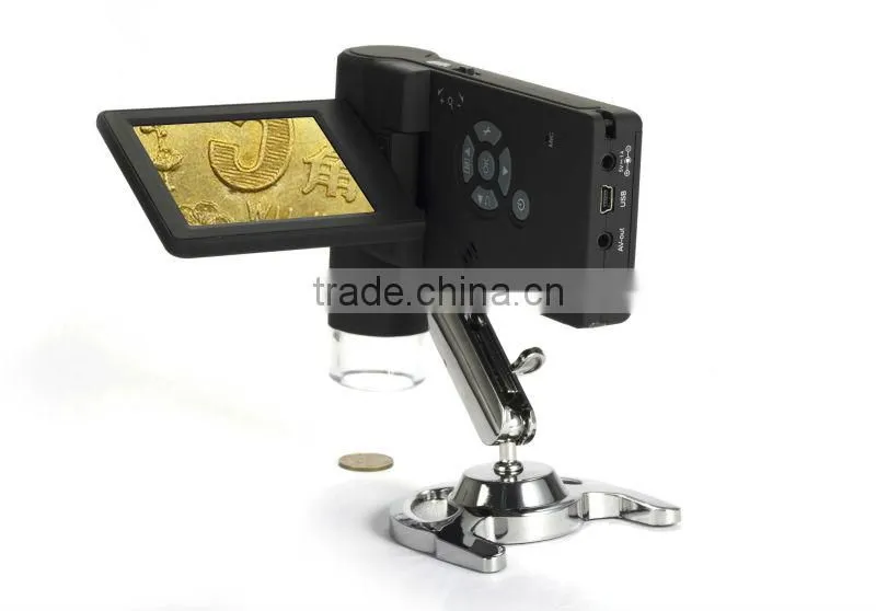 3inches high quality 5Megapixel education/surgical LCD mini microscope with 1000x magnification