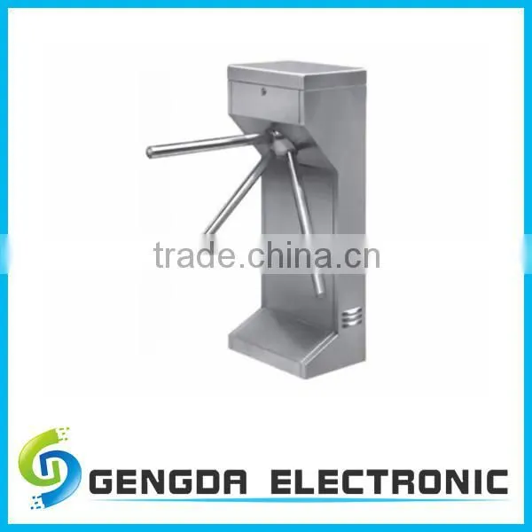 high reaction speed access control barrier gate waist height vertical tripod turnstile mechanism