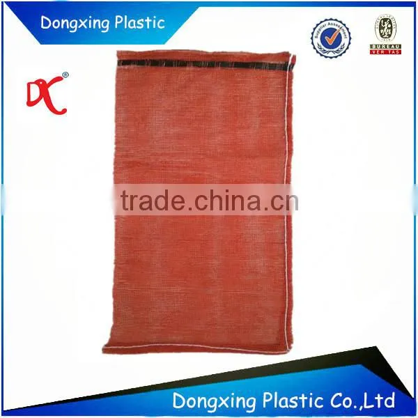 red color plastic orange mesh bags