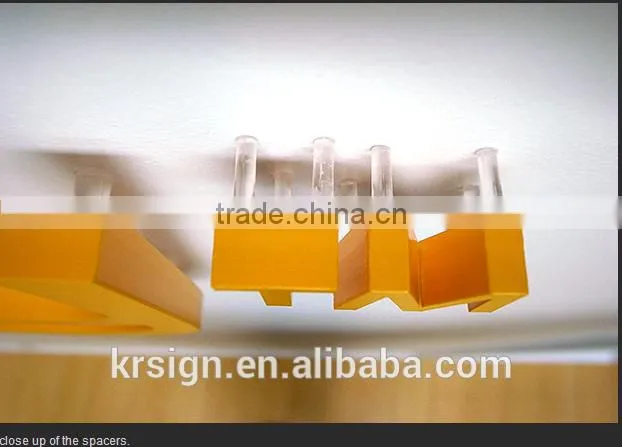 Acrylic mini letter sign manufacturer for logo material