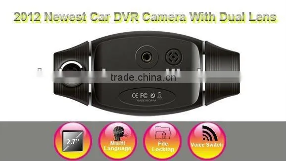 140degrees 2ch camera ntsc pal car dvr