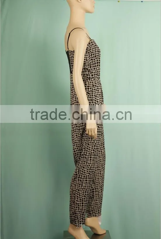 Spaghetti strap women sexy onesie jumpsuit adult women jumpsuit