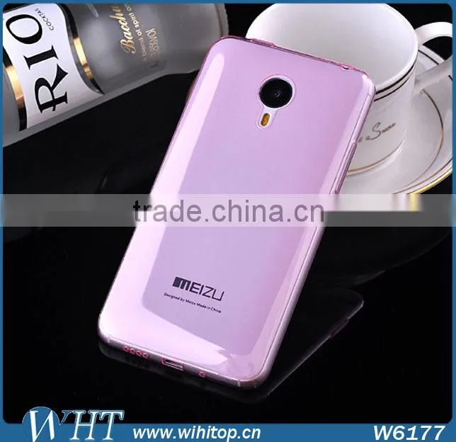 For Meizu MX4 Crystal Clear Case Cover, Soft TPU Back Cover For Meizu MX4 Wholesale Price