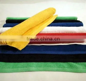 100% cotton plain dyed terry towel cloth