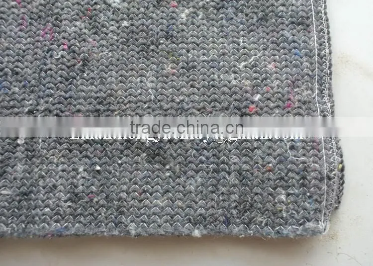 Stitch bonded nonwoven grey color cotton floor wiping cloth
