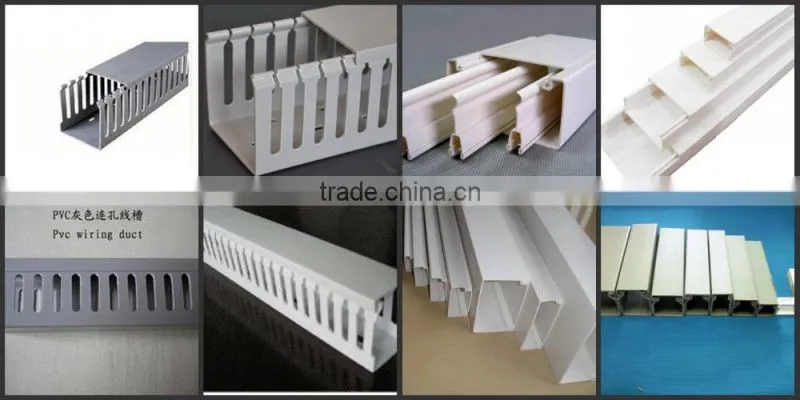 OEM&Cheap PVC slotted type solide wall wiring duct