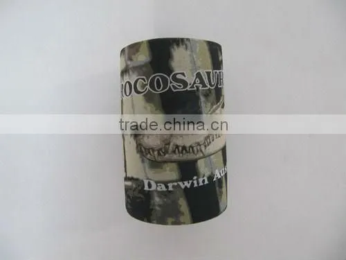 Insulated neoprene camo bottle cover