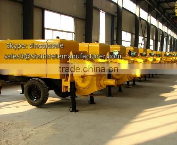 Concrete mixer pump